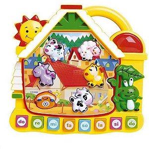 Casinha Musical Paradise Com Som E Luz - DMT5529 - DMTOYS