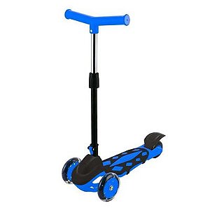 Patinete Radical - Azul - Dobrável - DMR5553-  DMTOYS