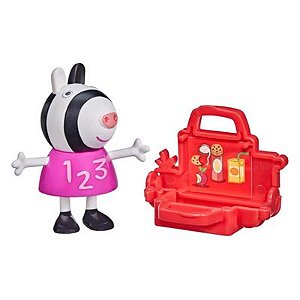 Peppa Pig e Amigos -  Boneco Zoe Zebra  - Miniatura - F2179 -  Hasbro