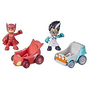 Pj Masks  - Mini Veículos - Corujita Vs Vilão Romeo - F2649 - Hasbro