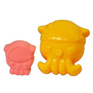 Mania de Massinha Fundo do Mar - Polvo Amarelo -  DMT5563 -DMTOYS