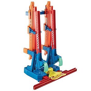 Pista Hot Wheels City - Color Shifters - Lava Rápido Mega Torre