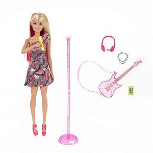 Boneca Barbie Cantora Mattel Malibu - GYJ23