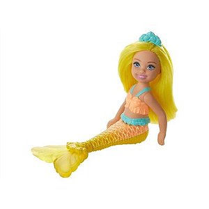 Barbie Chelsea Sirena - Loira - GJJ85 - Mattel