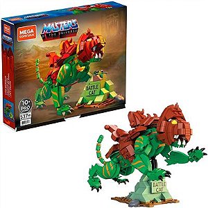 Bloco de Montar - Gato de Batalha -  Mestres do Universo -  537  Peças - GVY14 - Mattel