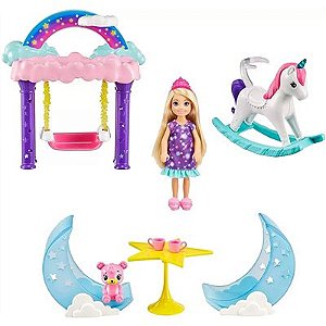 Barbie - Chelsea Princesa com Unicórnio - GTF48 /GTF50 - Mattel