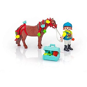 Playmobil - Poney Vermelho- 1695 - Sunny