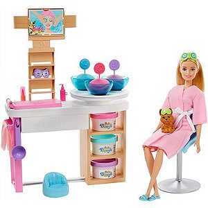 Boneca Barbie - Wellness Spa de Luxo - GJR84 - Mattel