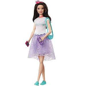 Boneca Barbie  - Aventura de Princesas - Renee - GML71 - Mattel