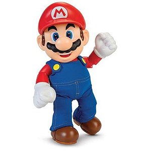Boneco Super Mario Articulado Com Som 30Cm - 3009 - Candide
