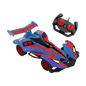 Carro Web Control Marvel Homem Aranha com Luz - Candide - DiverMais