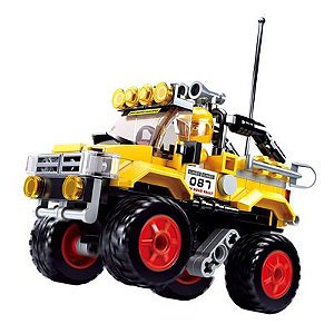 Megaformers Guardian - Carro Corrida Amarelo - Multikids - MP Brinquedos