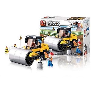 Blocos de Montar - Construção Rolo Compressor 171 Peças - BR828 - Multikids