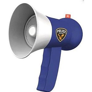 Kit Policial Megafone - BR1479 - Multikids