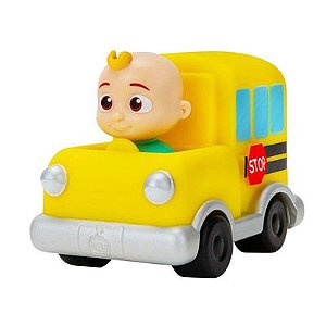 Cocomelon - Mini Veículos - Ônibus Escolar Amarelo - 3304 - Candide