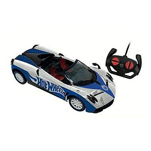 Carro controle remoto 3 funcoes hot wheels shockwave