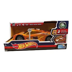 Carro Hot Wheels programação Com Luz e Som - Multikids