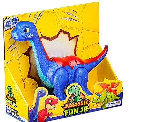 Jurassic Fun Jr - Brutus Brontossauro Com Som - BR1470 - Multikids