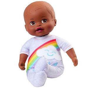 Boneca Little Mommy - Meu Primeiro Abraço Negra - GTK60 - Mattel