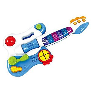 Minha Primeira Guitarra Elétrica Azul - BR1092 -  Multikids