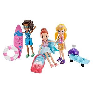 Polly Pocket Aventuras de Sereia - GXV27 - Mattel - Real Brinquedos