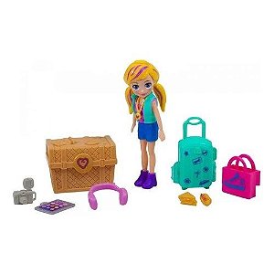 BONECA POLLY POCKET KIT CACHORRO FANTASIA - Babu Brinquedos