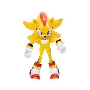 Sonic - Boneco do Super Shadow - 3402 - Candide - Real Brinquedos