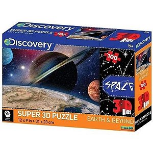 Quebra Cabeça 3D Planetas - BR1057 - Multikids