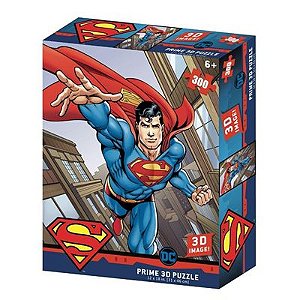 Quebra-Cabeça 3D Superman Flying DC Comics - BR1326 -  Multikids