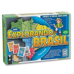 Jogo - Explorando o Brasil - 1605 -  Grow