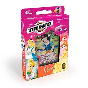 Jogo de Cartas Super Trunfo - Disney Girls - 2471 -  Grow