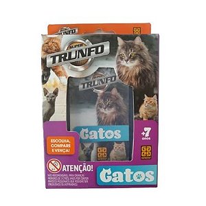 Jogo De Cartas Super Trunfo Gatos - 4249 - Grow