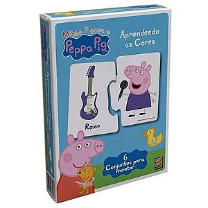 Jogo educativo Aprendendo as Cores - Peppa Pig - 3629 - Grow