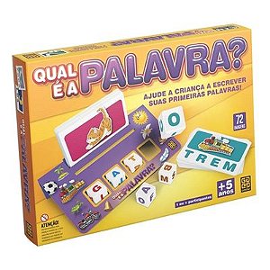 Jogo Educativo - Primeiras Palavras - Grow