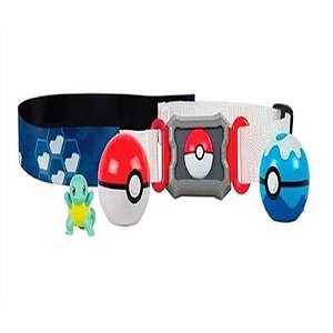 Conjunto de Ação - Pokémon - Cinto Porta Pokébolas - Squirtle