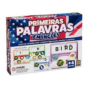 JOGO PRIMEIRAS PALAVRAS EM INGLES NOVA EMBALAGEM GROW 041844