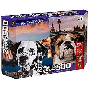 Quebra-Cabeça Puzzle Pet Na Gôndola 1500 Peças Grow - 3939