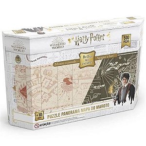 Quebra Cabeça 500 Peças - Panorama Harry Potter -3970 -  Grow