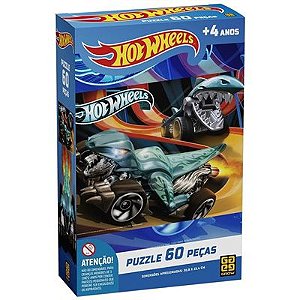 Quebra Cabeça 60 peças Hot Wheels - 4169 - Grow