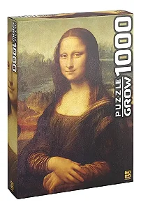 Quebra-Cabeça 1000 Peças Monalisa - 3089 - Grow