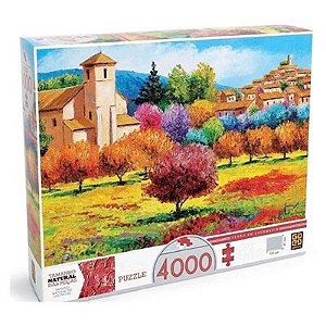 Quebra-Cabeça Verão em Lourmarin 4000 Peças - 4101 - Grow