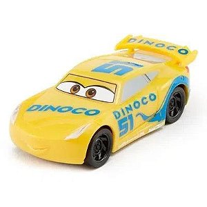 Carrinho - Carros Disney - Dinoco  Amarelo - GNW87 - Mattel