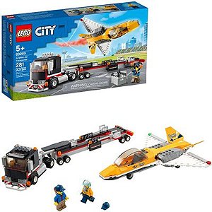 Lego City - Transportador De Avião - 281 Peças - 60289 - Lego