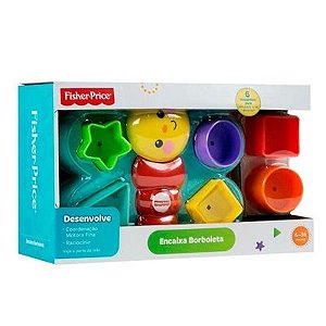 Brinquedo de Encaixar - Encaixa Borboleta - Fisher-Price - DJD80 - Mattel