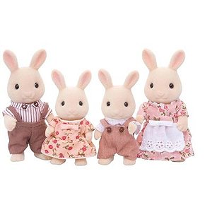 Familia Dos Coelhos De Leite  - Sylvanian Families - 4108 - Epoch