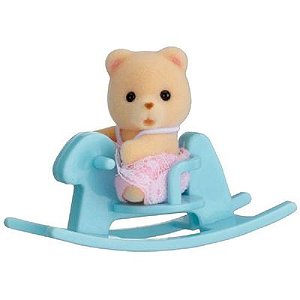 Sylvanian Families - Bebê Urso no Cavalo - 5199 - Epoch