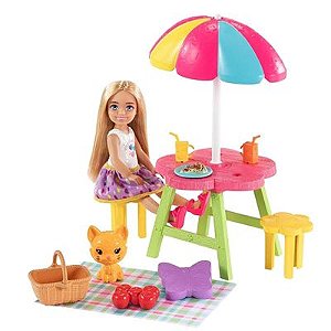 Conjunto Boneca Barbie - Chelsea Piquenique - HCK66 - Mattel