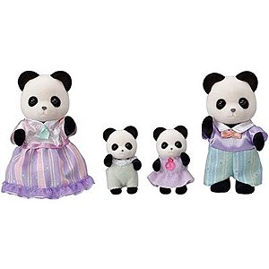 Sylvanian Families - Familia dos Pandas Graciosos - 5529 - Epoch