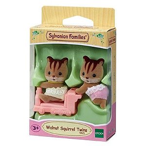 Sylvanian Families - Gêmeos Esquilo Noz - 5421 - Epoch