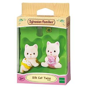 Sylvanian Families - Gêmeos Gato De Seda - 5082 - Epoch